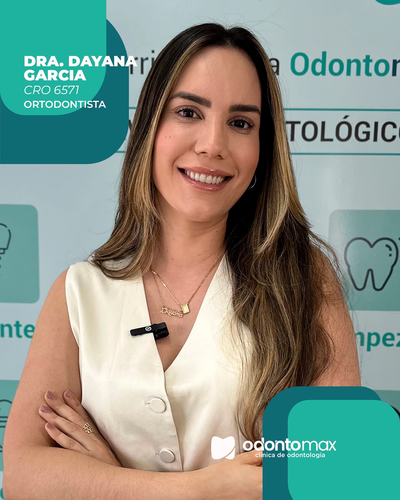 Dra. Dayana Garcia - Especialista em Ortodontia na Odontomax Cohatrac