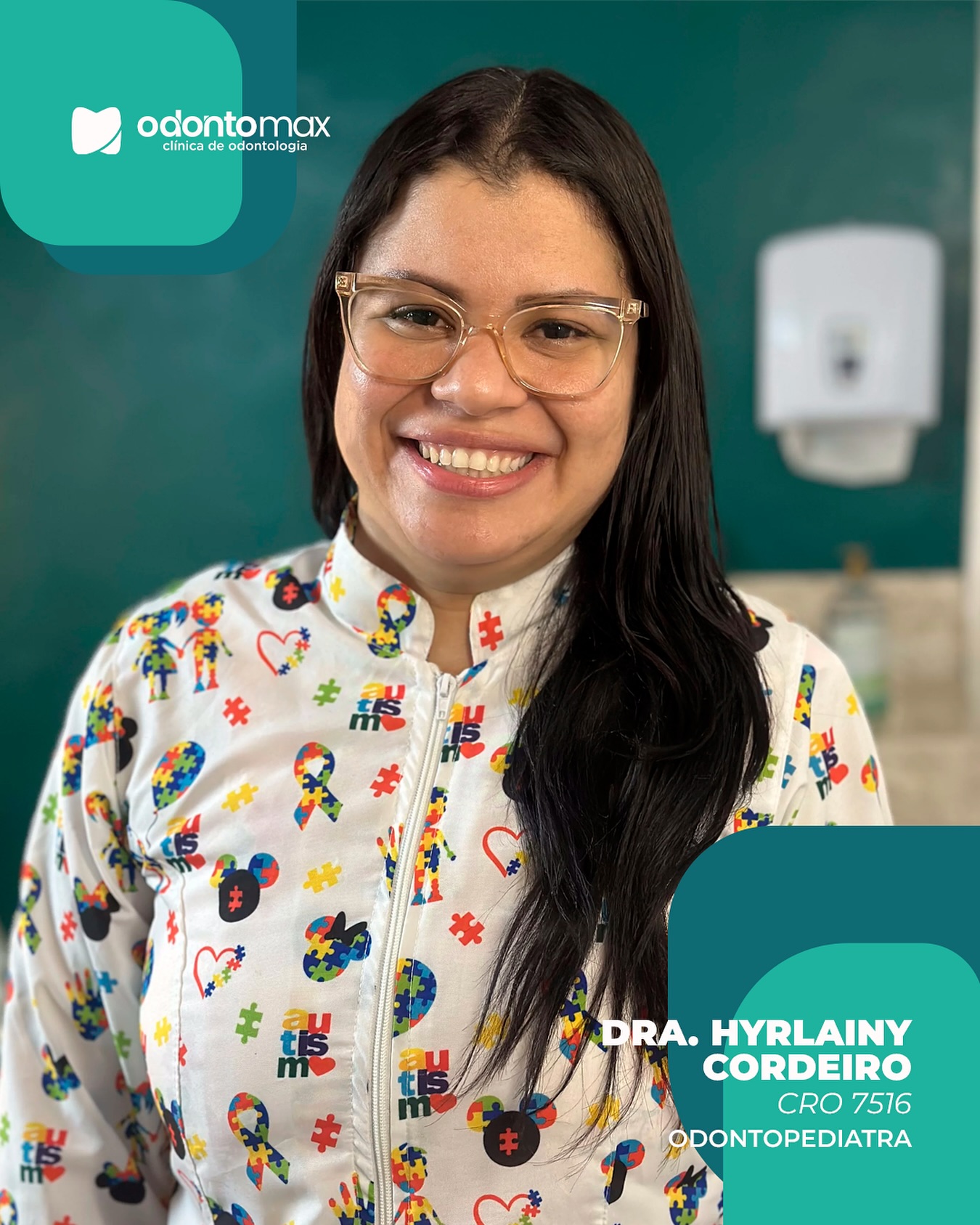 Dra. Hyrlainy Cordeiro - Especialista em Odontopediatria na Odontomax Cohatrac